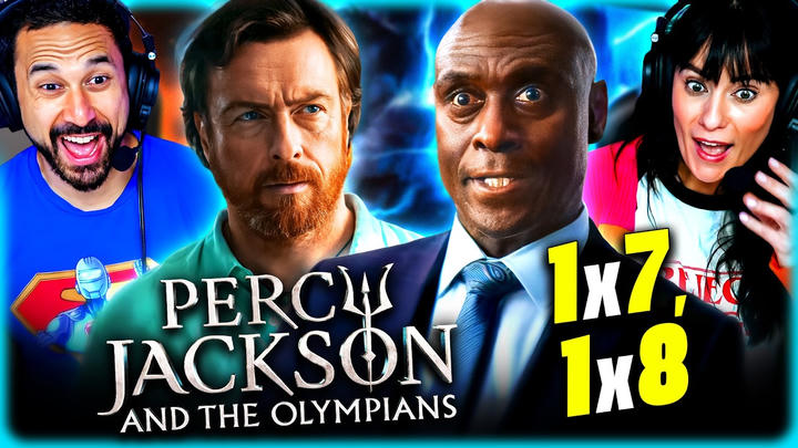 STRONG FINALE!! PERCY JACKSON AND THE OLYMPIANS Season 1 Episode 7 & 8 REACTION!! (Disney Plus)
