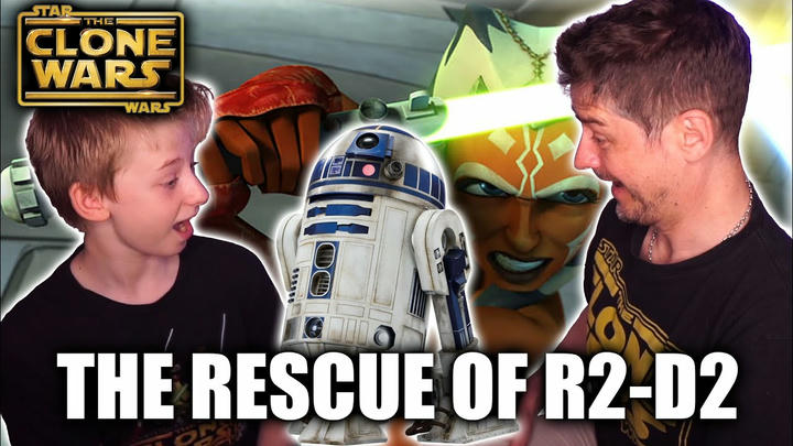Star Wars - The Clone Wars (The Rescue of R2-D2) LEWIS FIRST TIME WATCHING REACTION!