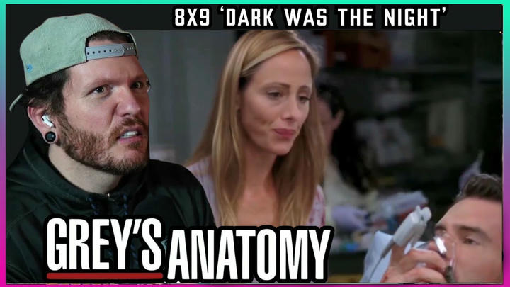 First time watching Grey's Anatomy REACTION 8x9 'Dark Was the Night'