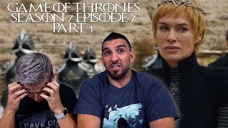 Game of Thrones Season 7 Episode 7 'The Dragon and the Wolf' Part 1 REACTION!!