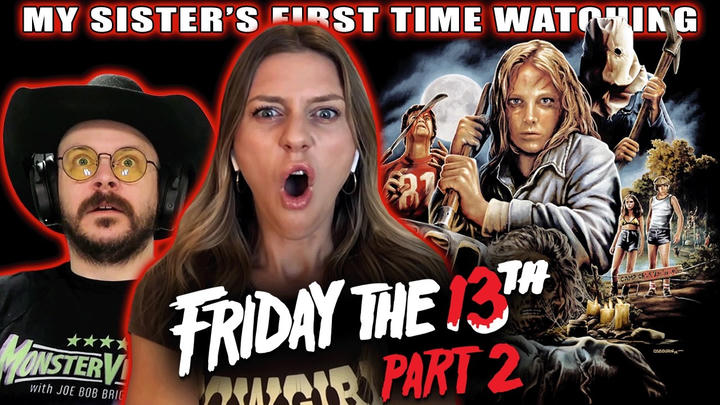 My Sister's First Time Watching Friday the 13th Part 2 (1981) | Movie Reaction | MUFFIN!