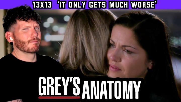 First time watching GREY'S ANATOMY 13x13 'It Only Gets Much Worse' REACTION
