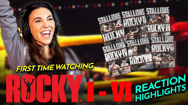 Coby goes 6 ROUNDS with ROCKY! (1976-2006) Movie Reactions FIRST TIME WATCHING [Supercut]