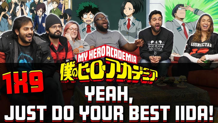 My Hero Academia - 1x9 Yeah, Just Do Your Best Iida! - Group Reaction