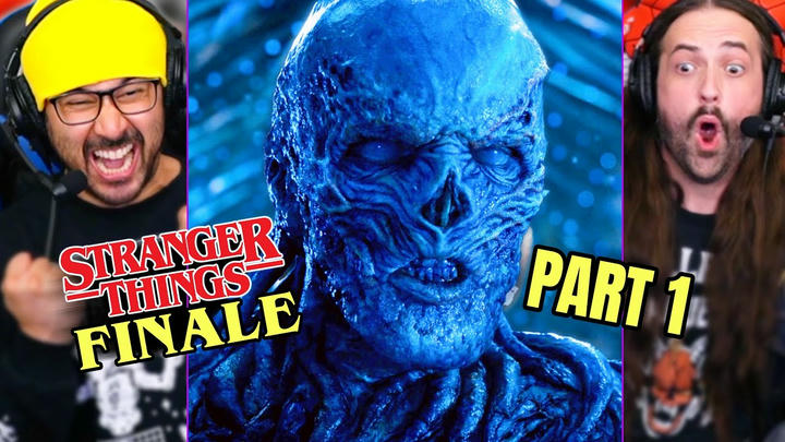 STRANGER THINGS 4x9 FINALE REACTION!! PART 1 "Chapter 9 The Piggyback" | Season 4 Volume 2
