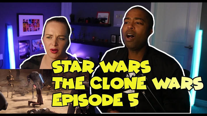 My Wife's First Time Watching Star Wars: The Clone Wars Episode 5 "Supply Lines" REACTION 🔥