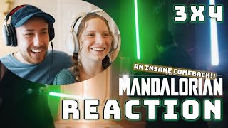 An INSANE RETURN. The Mandalorian S3 Ep. 4 REACTION // Married Couple Reacts to Kelleran Beq | 3X4