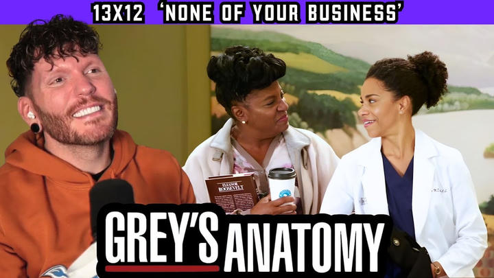 First time watching GREY'S ANATOMY 13x12 'None of Your Business REACTION