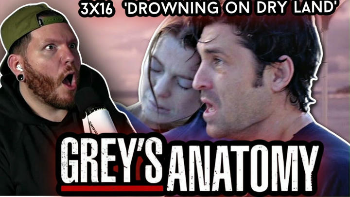 Meredith gave up and I'm SUPER emotional! | Grey's Anatomy REACTION 3x16 'Drowning on Dry Land'