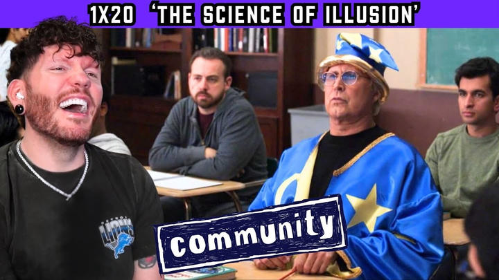 I watched COMMUNITY for the first time in 2026! | Community REACTION 1x20 'The Science of Illusion'