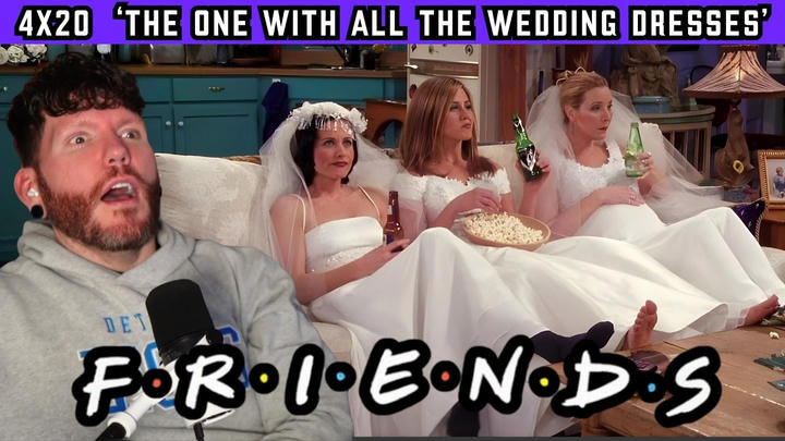 FIRST TIME WATCHING Friends 4x20 'The One with All the Wedding Dresses' REACTION