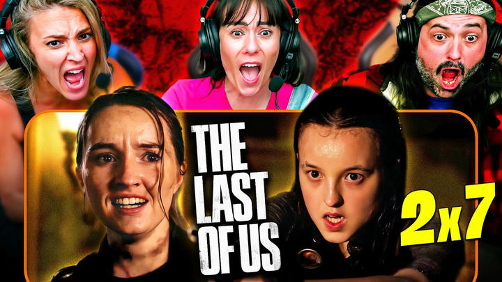 THE LAST OF US 2x07 REACTION!! Blind Reaction & Review! TLOU Season 2 Episode 7 Finale