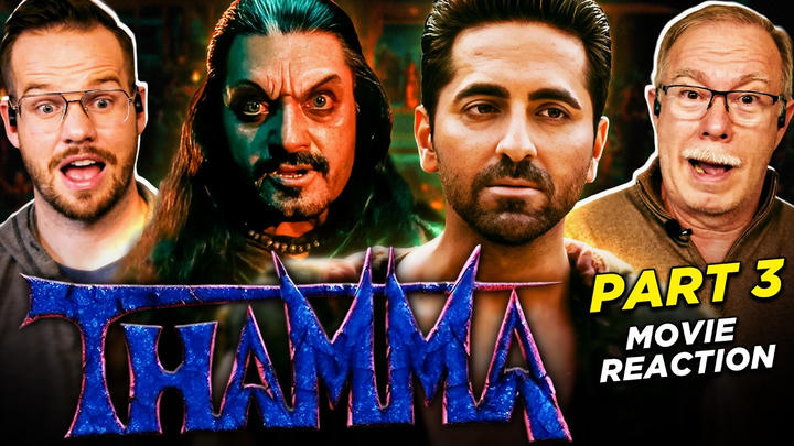 Thamma Movie Reaction 3/3 | Maddock Horror Comedy Universe | Ayushmann Khurrana | Rashmika Mandanna