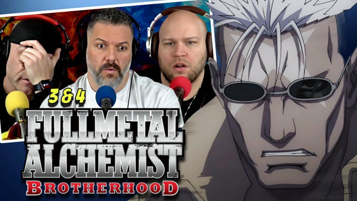 Fullmetal Alchemist Brotherhood reaction Ep 3 & 4 (DUB)