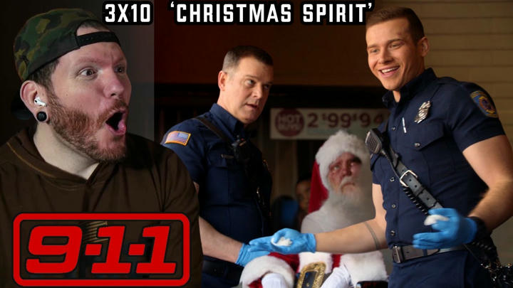 First time watching 9-1-1 REACTION 3x10 'The Christmas Spirit'