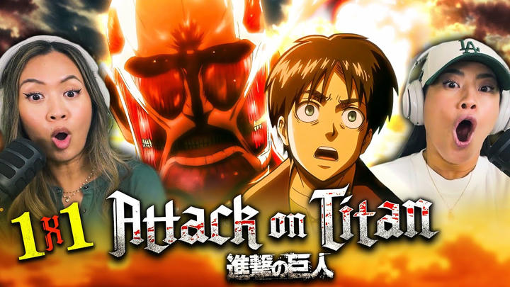 Attack on Titan Begins… and It’s INSANE 🤯⚡️ Season 1 Episode 1 | Reaction & Review