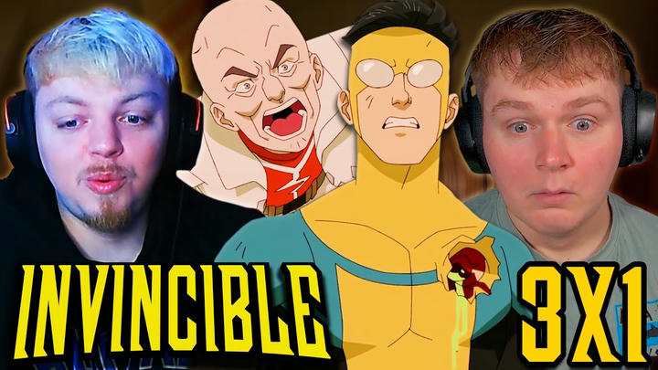 SEISMIC PREMIERE! Invincible 3x1 REACTION - "You're Not Laughing Now"