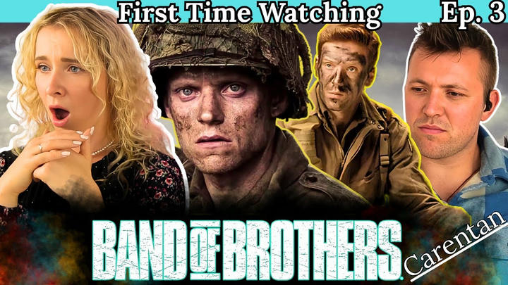 BAND OF BROTHERS Ep 3 | EDGE-OF-OUR-SEAT Carentan First Time Reaction!