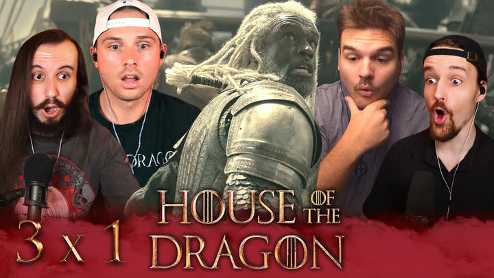 HOUSE OF THE DRAGON 3x1 REACTION!! "Salt and Sea, Fire and Blood"