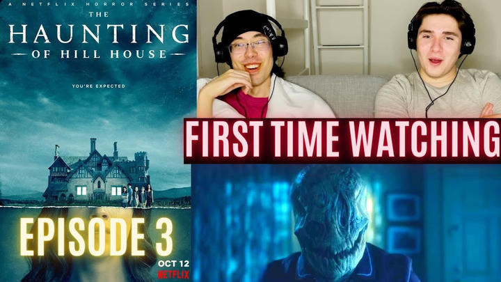 FIRST TIME WATCHING: Ep. 3 The Haunting of Hill House... the smiling man is WHO!??