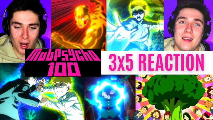 REACTING to *3x5 Mob Psycho 100* GOD DIMPLE!!! (First Time Watching) Shonen Anime