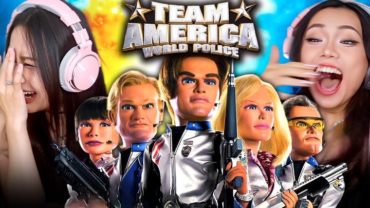 Foreign Girls React | Team America: World Police | First Time Watch