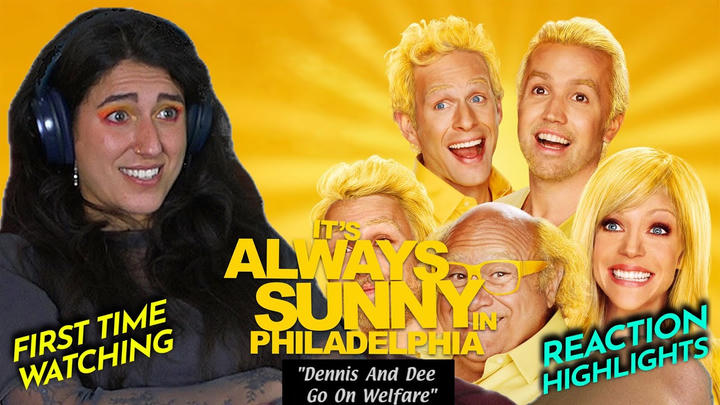 James loving IT'S ALWAYS SUNNY IN PHILADELPHIA 2x3 "Dennis and Dee Go on Welfare" (2006) TV reaction