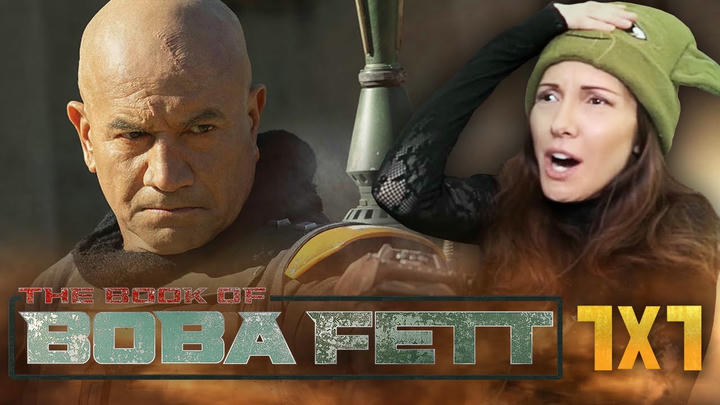 (THAT'S HOW HE SURVIVED!) THE BOOK OF BOBA FETT 1x1 TV Reaction
