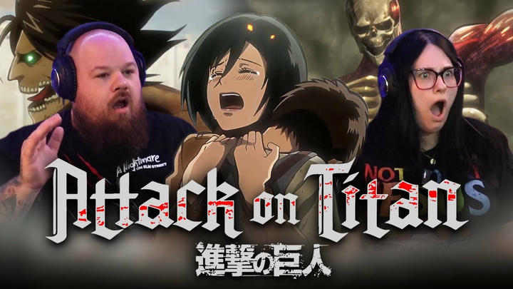 EREN TITAN?! | ATTACK ON TITAN [1x8-1x10] (REACTION)