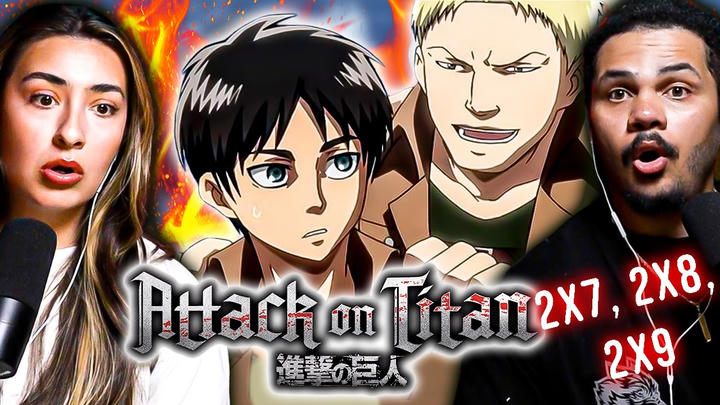 WHO IS THE REAL ENEMY HERE? ATTACK ON TITAN SEASON 2 *ep 7-9* REACTION!