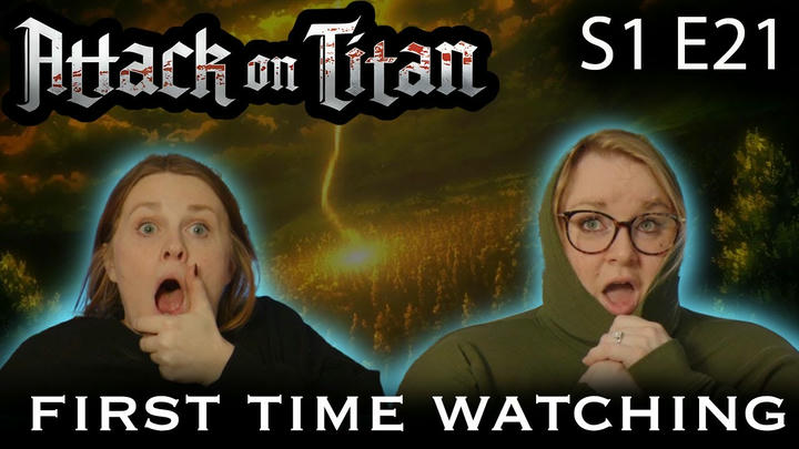 Attack On Titan DUB | S1 E21 |"Crushing Blow" | FIRST TIME REACTION