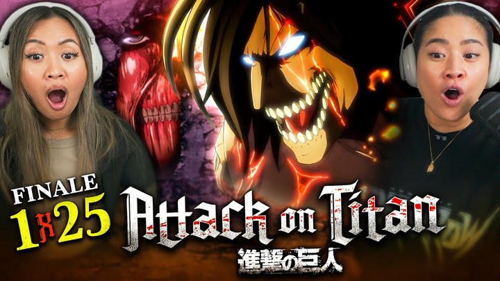 EREN v. ANNIE 👊🏼 Attack on Titan Season 1 Episode 25 | Reaction & Review