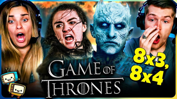 GAME OF THRONES 8x3 & 8x4 Reaction! | First Time Watch! | Lena Headey |  Peter Dinklage