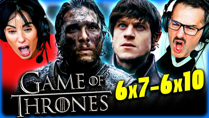 GAME OF THRONES 6x07-6x10 REACTION – BATTLE OF THE BASTARDS WENT SO HARD –FIRST TIME WATCHING–REVIEW
