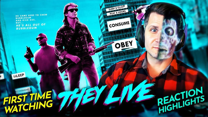Jonathan chews the bubblegum for THEY LIVE (1988) Movie Reaction FIRST TIME WATCHING [Reissue]