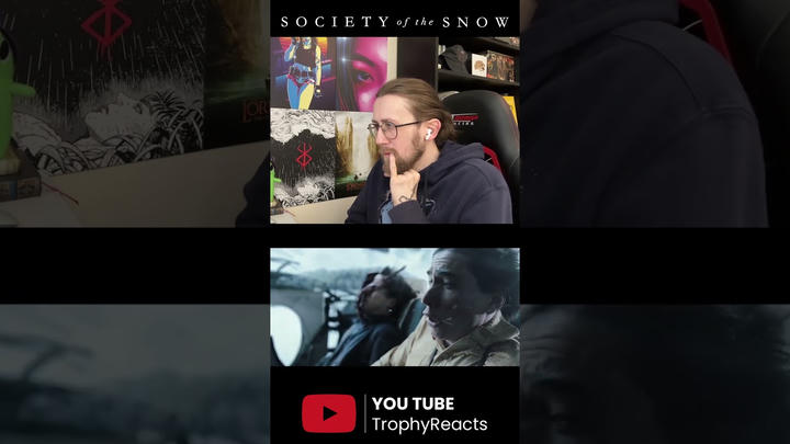 The plane crash in #SocietyoftheSnow was BRUTAL #reaction