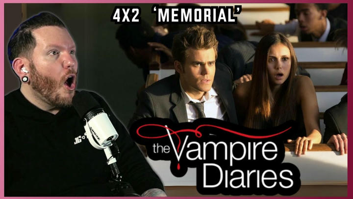 First time watching The Vampire Diaries REACTION 4x2 'MEMORIAL'