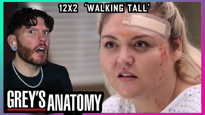 FIRST TIME WATCHING Grey's Anatomy REACTION 12x2 'Walking Tall'