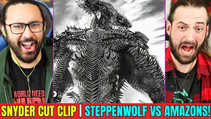 Snyder Cut Clip | STEPPENWOLF VS AMAZONS - REACTION!! (Zack Snyder's Justice League |  DCEU)