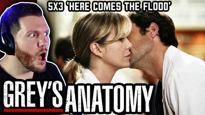 First time watching Grey's Anatomy REACTION 5x3 'Here Comes the Flood'