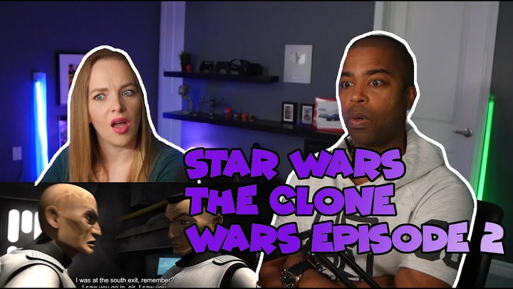 My Wife's First Time Watching Star Wars: The Clone Wars Episode 2 "The Hidden Enemy" REACTION 🔥