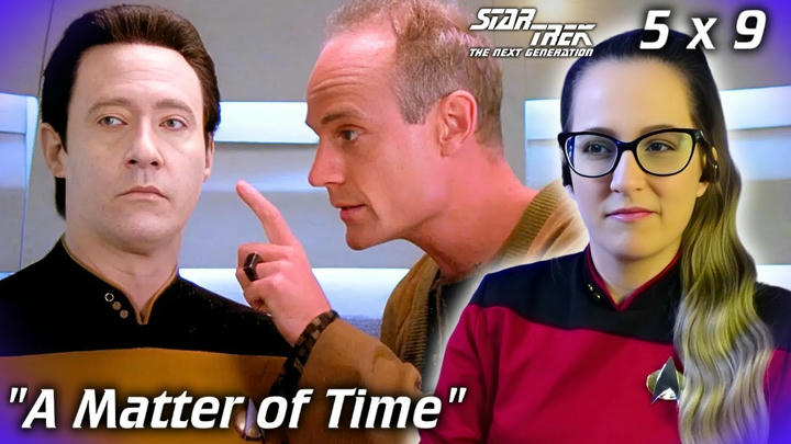 🖖Star Trek: The Next Generation 5x9 A Matter of Time REACTION