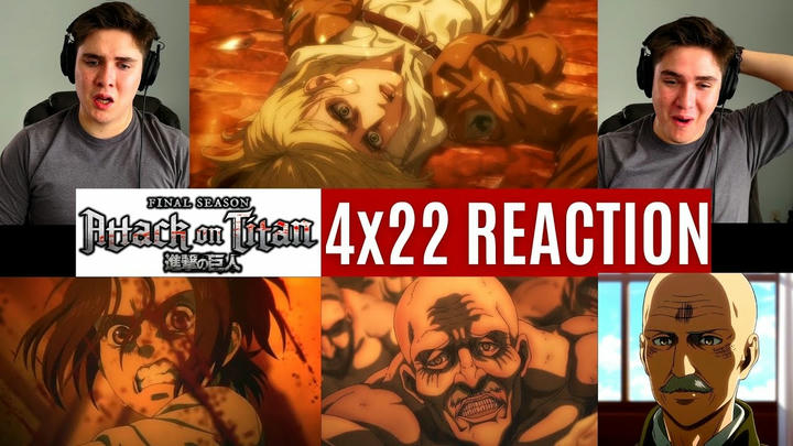 REACTING to *Attack on Titan 4x22* GABBY STRIKES BACK!! (First Time Watching) Attack on Titan S4