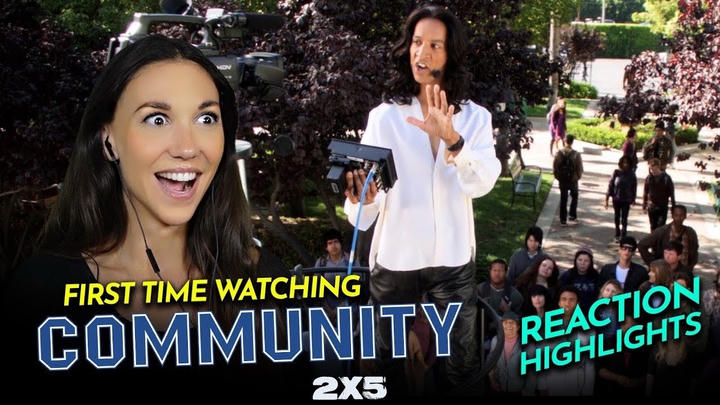 Coby praying for more COMMUNITY 2x5 "Messianic Myths and Ancient Peoples" (2010) TV Reaction