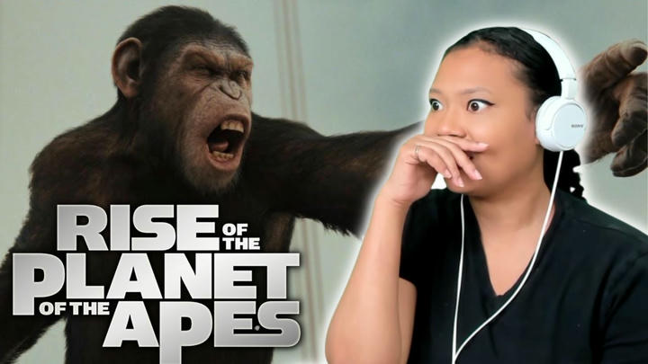 Nia Maki Reacts - Rise of the Planet of the Apes (2011)