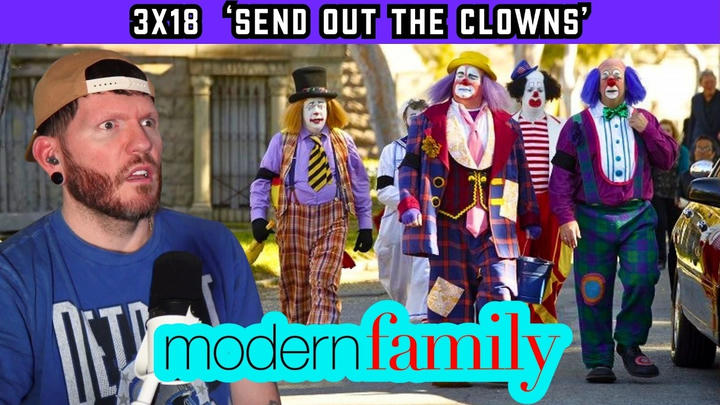 First time watching MODERN FAMILY 3x18 'Send Out the Clowns' REACTION