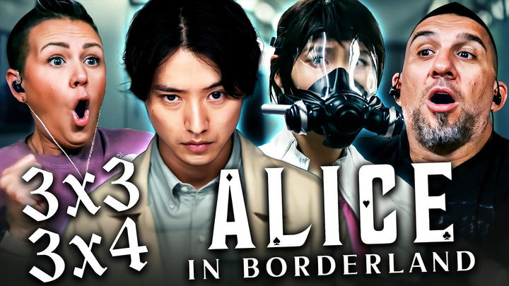 ALICE IN BORDERLAND SEASON 3 EPISODE 3 & 4 REACTION | RUNAWAY TRAIN | TOKYO BINGO TOWER