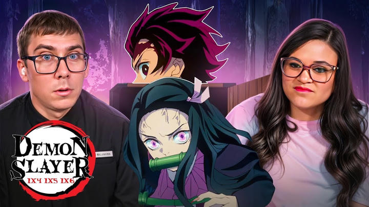 COUPLE REACTS to Demon Slayer Eps 4–6 😳 | Already HOOKED