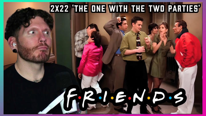 Friends REACTION 2x22 'The One with the Two Parties'
