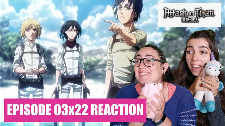 ATTACK ON TITAN Reaction 3x22 - "THE OTHER SIDE OF THE WALL"